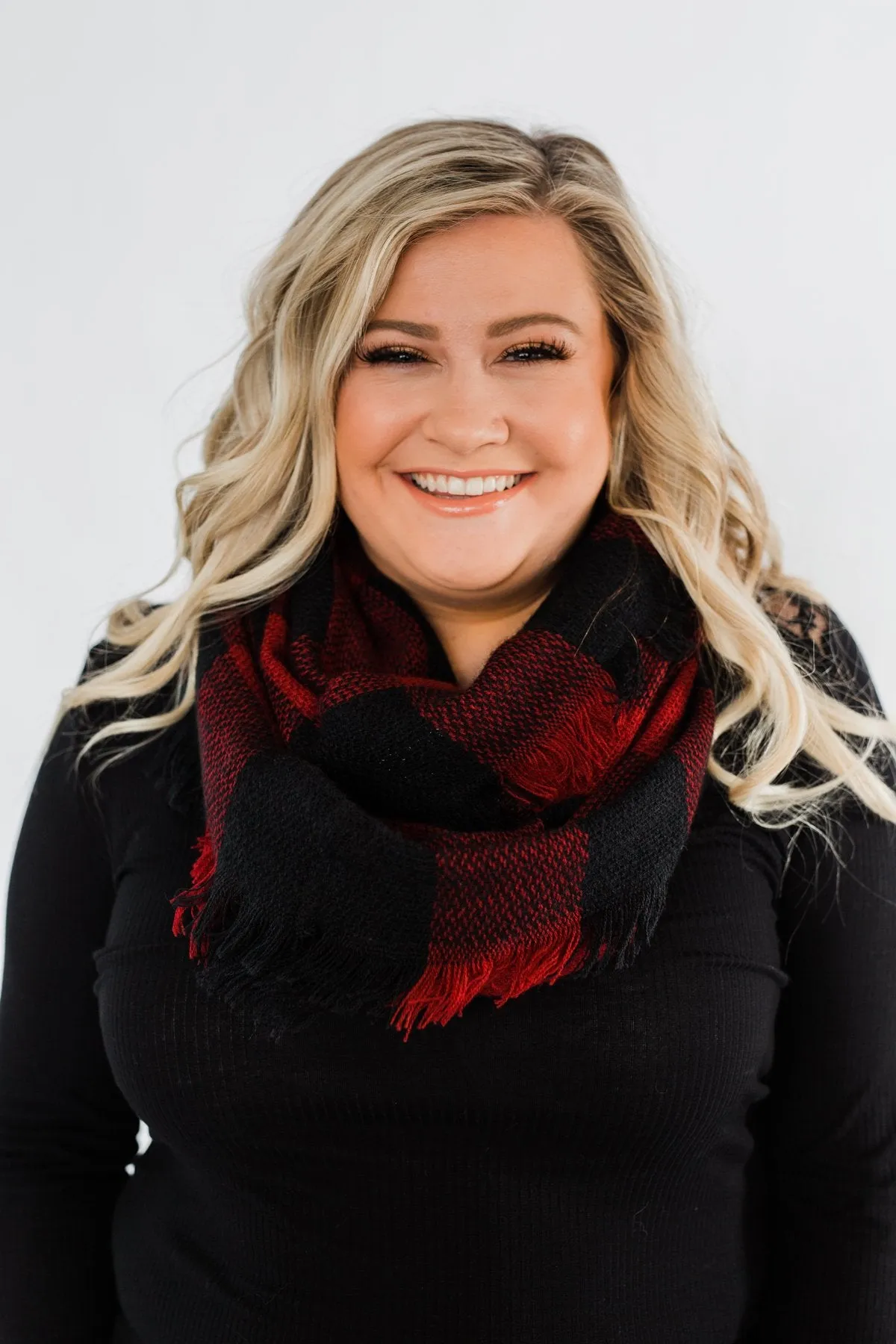 Infinity Scarf- Buffalo Plaid