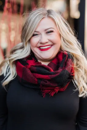 Infinity Scarf- Buffalo Plaid