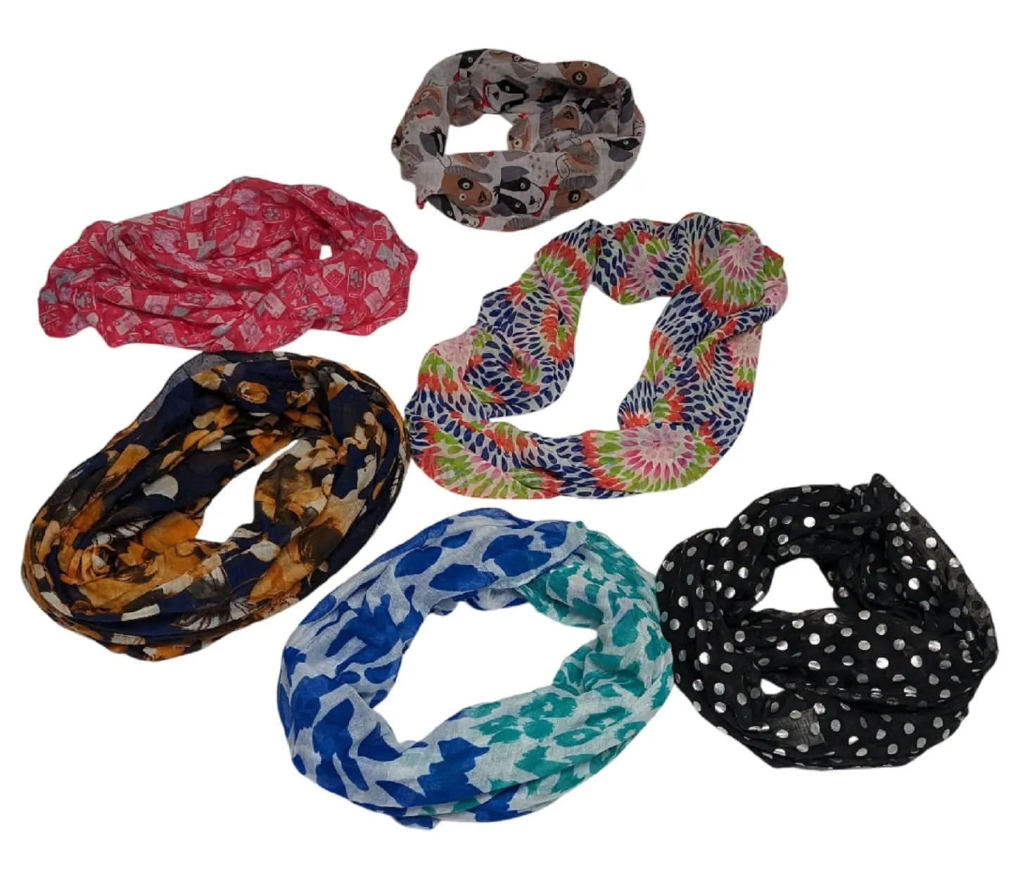 Infinity Scarves 141 pcs 23 lbs B1127202-16