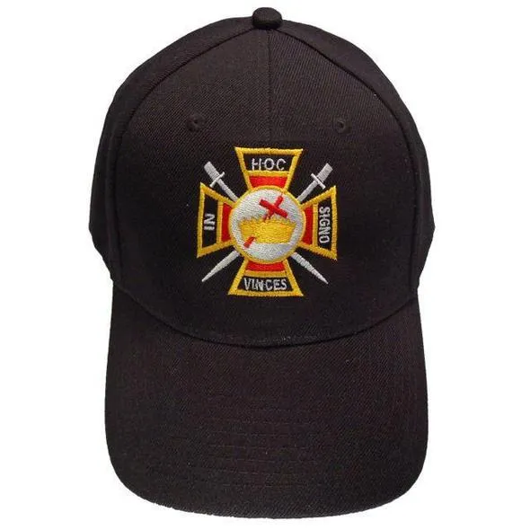 Knights Templar Masonic Baseball Cap