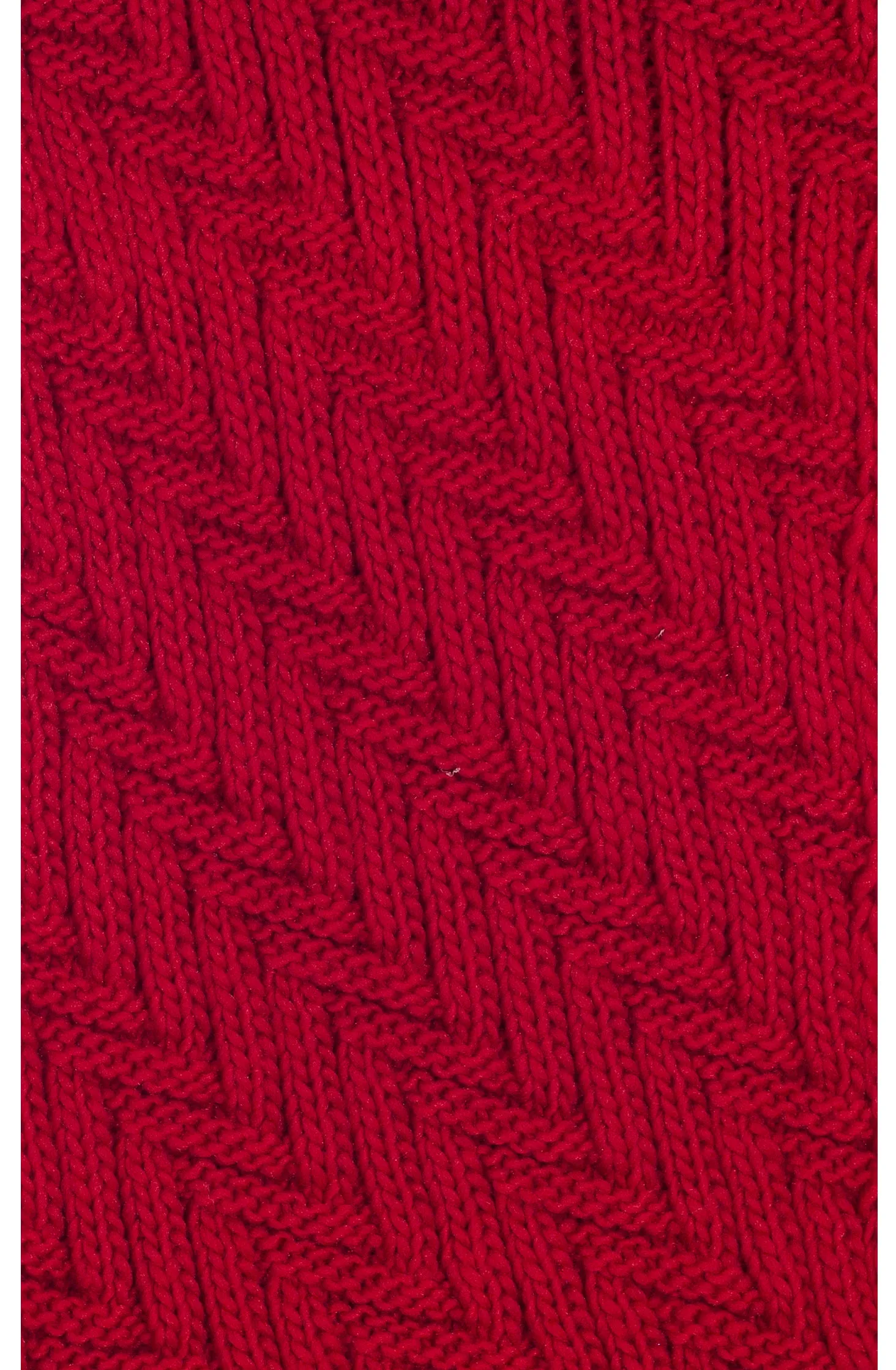 Knit Snood Red