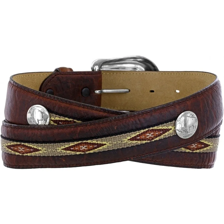 Leegin Mens Northern Bison Belt Style C13655