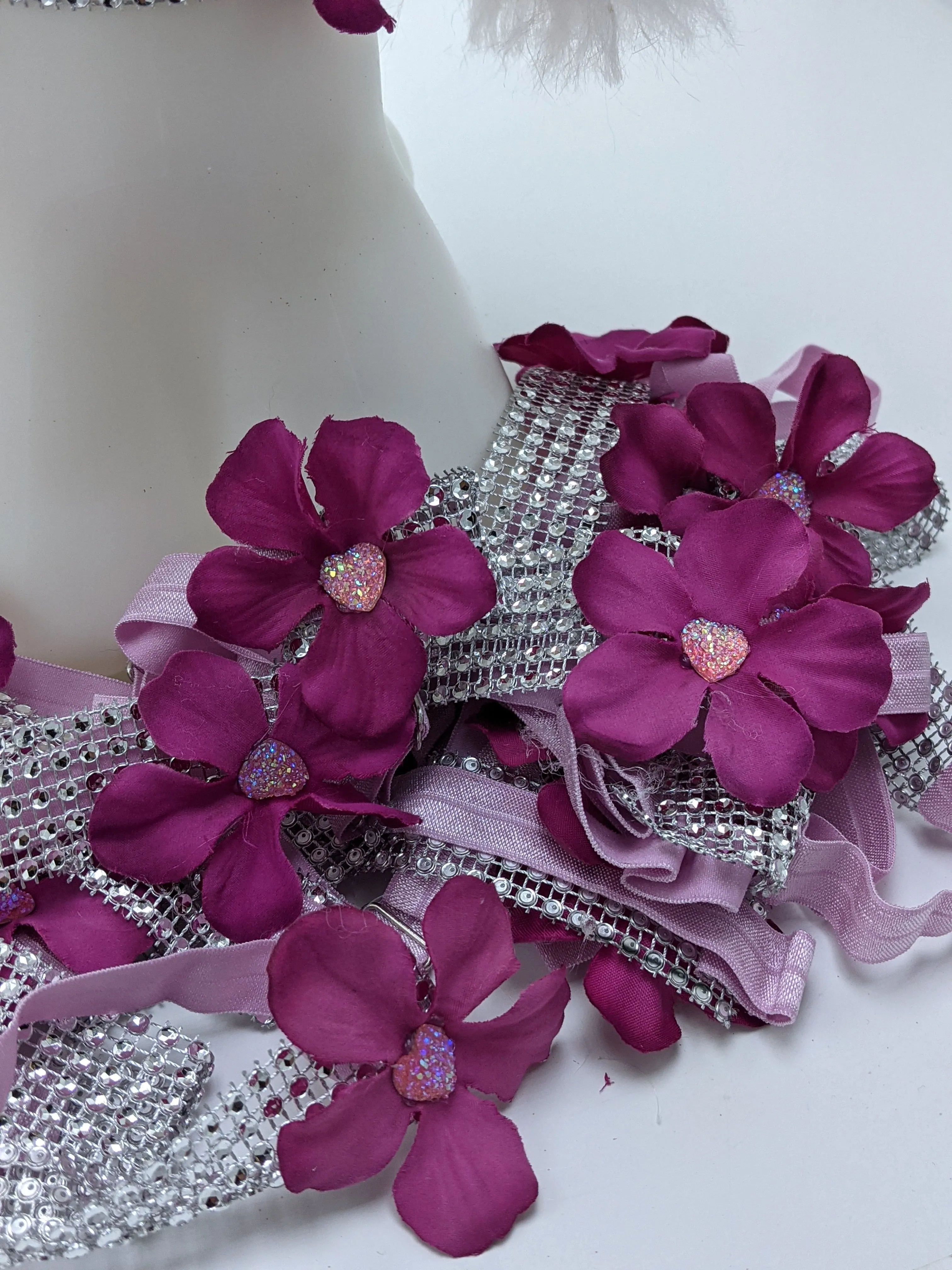 Limited Edition Sparkle wrap collars-Chiffon