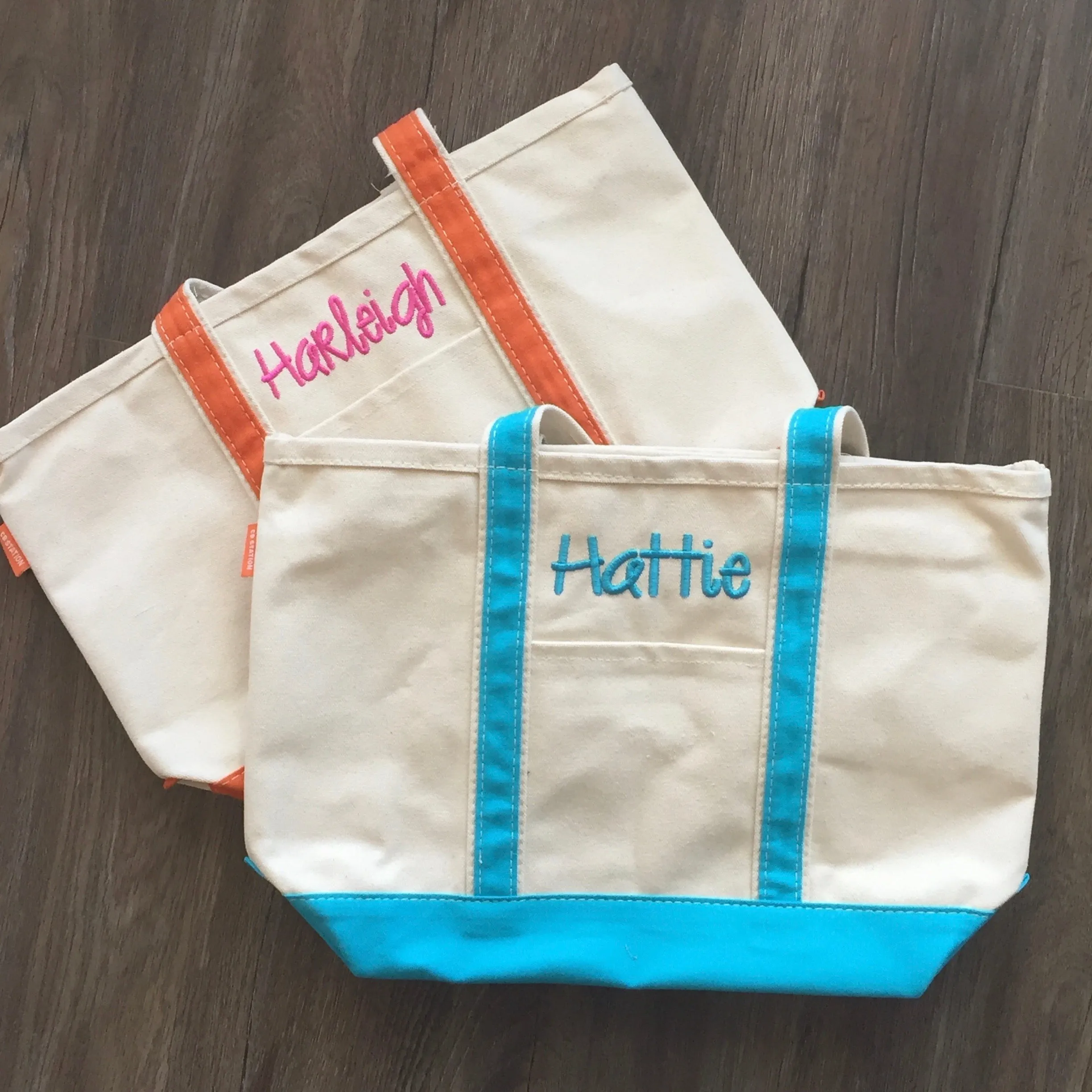 Medium Canvas Zip Top Tote