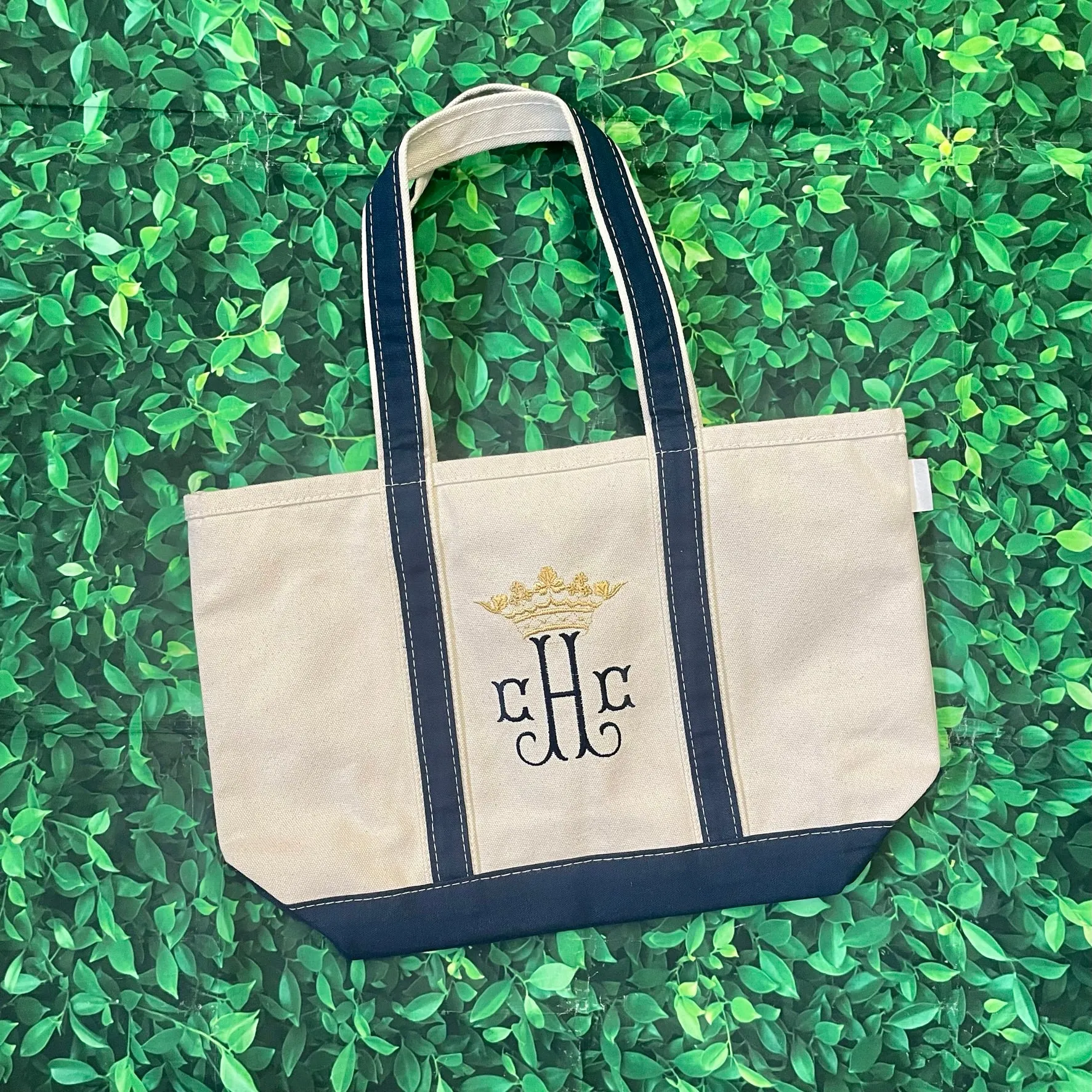 Medium Canvas Zip Top Tote