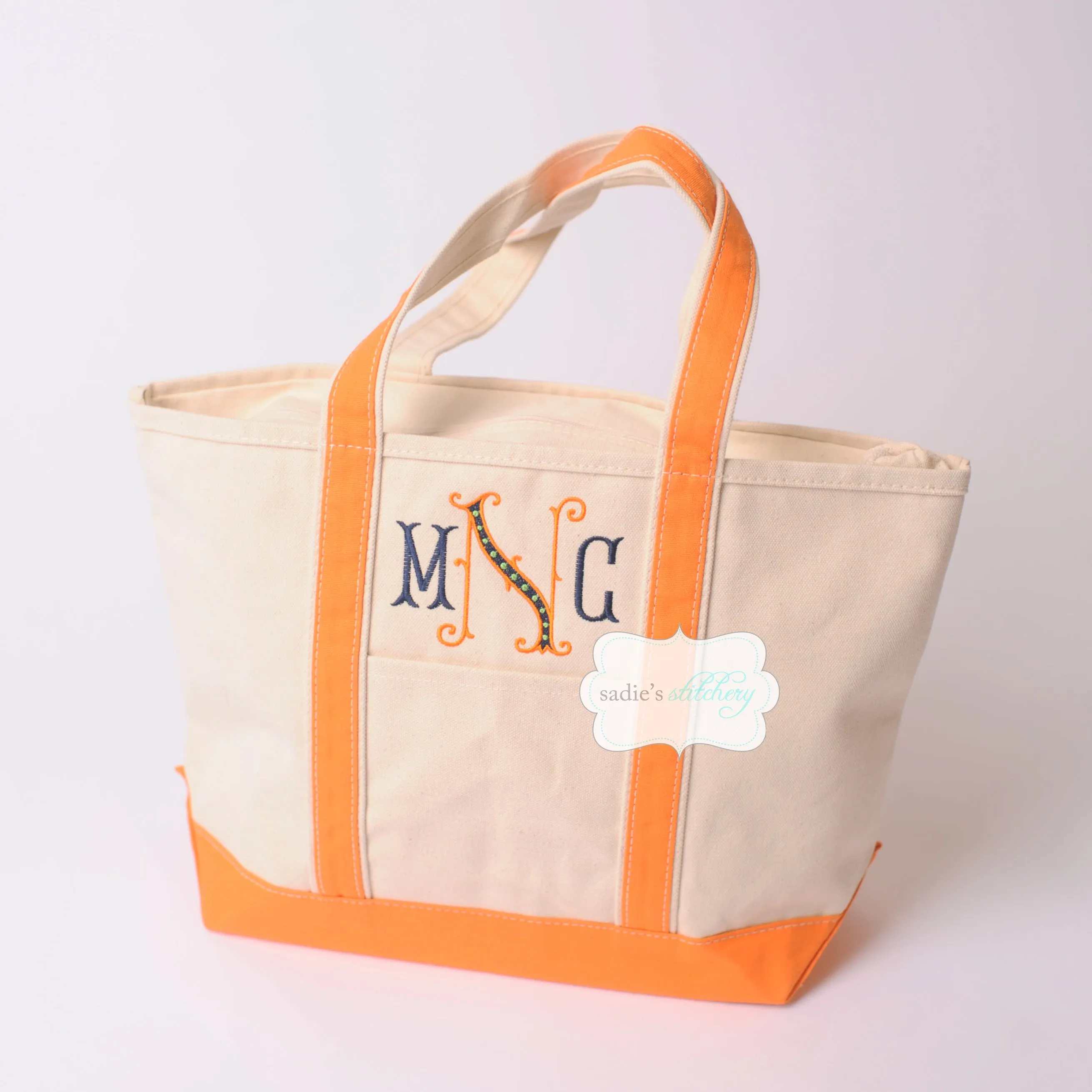 Medium Canvas Zip Top Tote