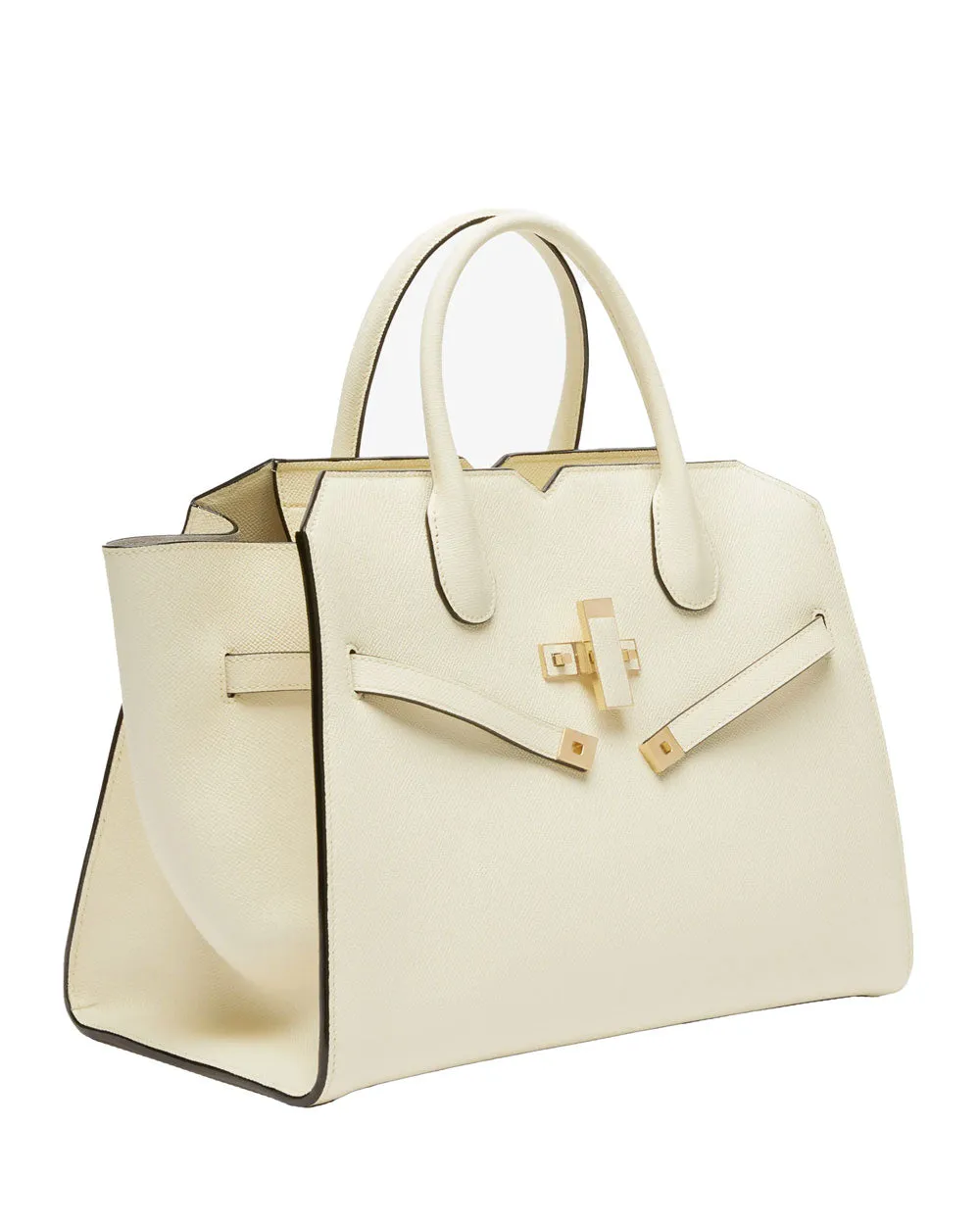 Milano Two Handles Medium Bag in Pergamena