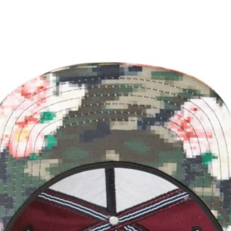 Paris Wine Red Snapback Cap