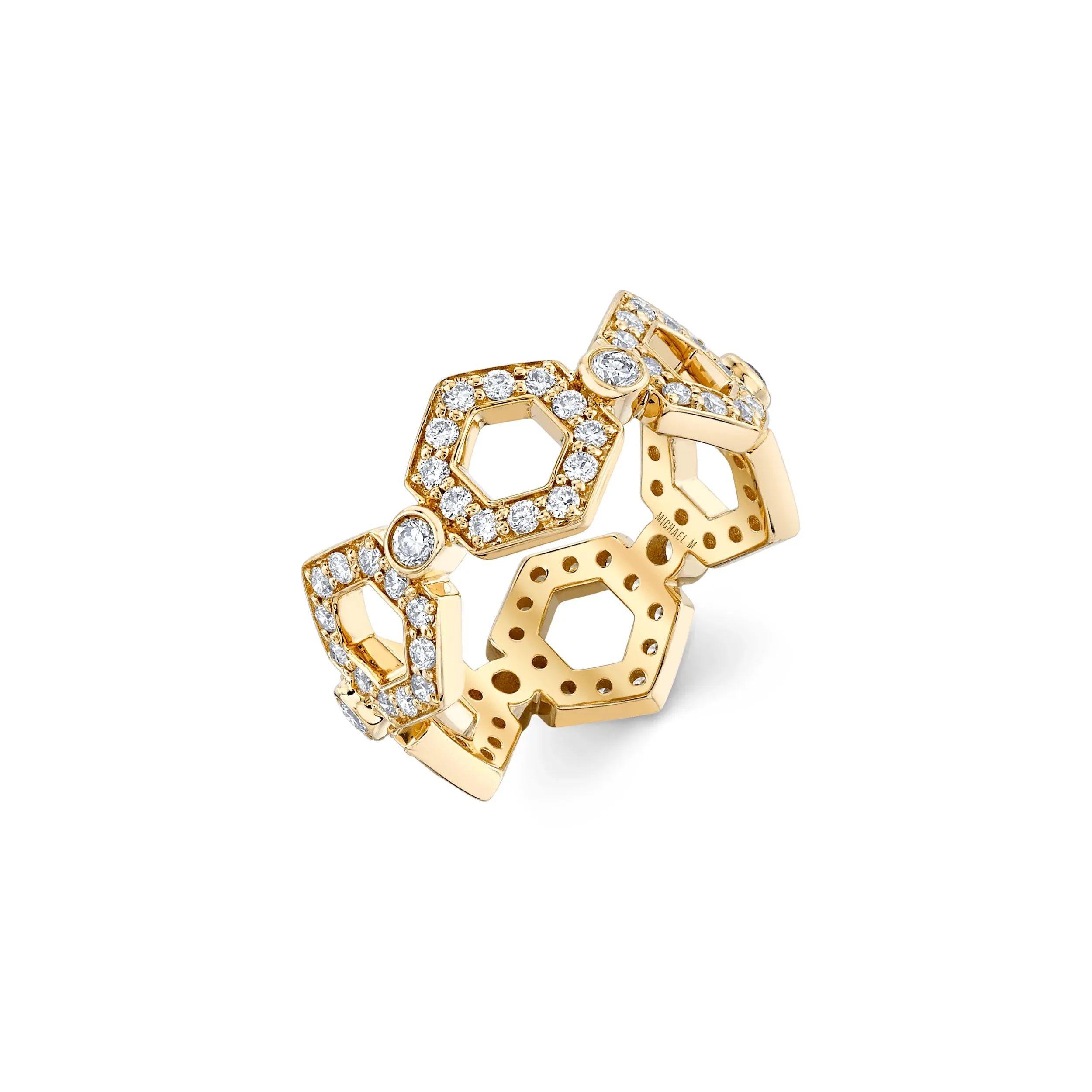 Pavé Hex Infinity Band