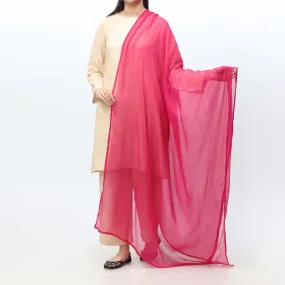 Pink Chiffon Dupatta PW9708