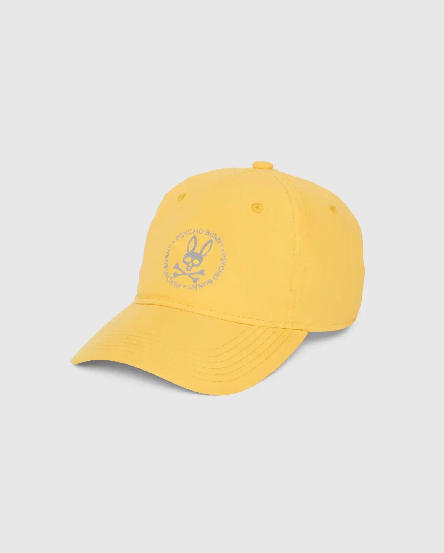 Psycho Bunny Crosby Reflective Print Baseball Cap - Orange Soda