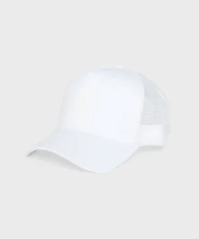 Psycho Bunny Damon Trucker Baseball Cap - White