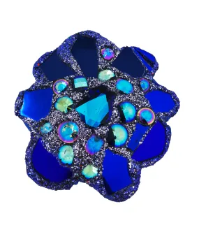 "BLUESY" FLOWER BROOCH, 2022