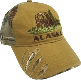 Realtree Camo Grizzly Bear Scratch Hat