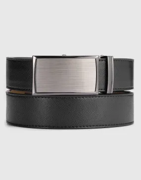 Rimmed Imprinted Ratchet Belt