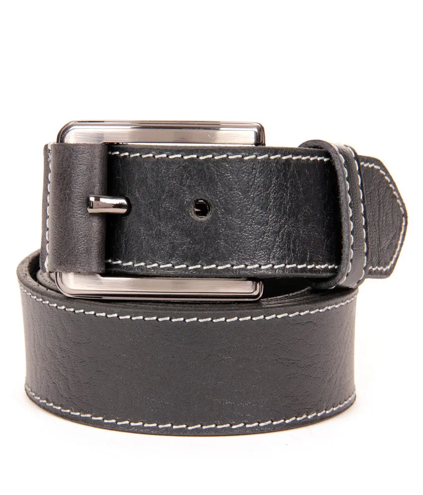 RL Casual Leather Mens Buckle Belt