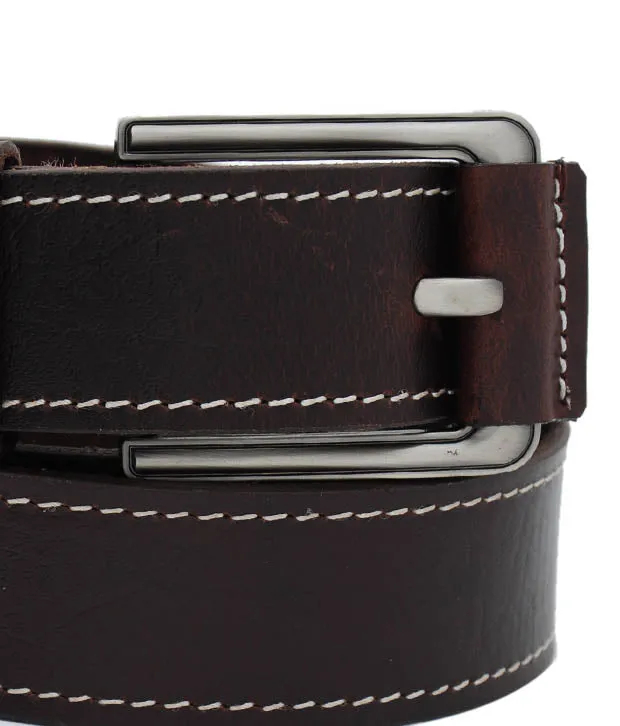 RL Casual Leather Mens Buckle Belt