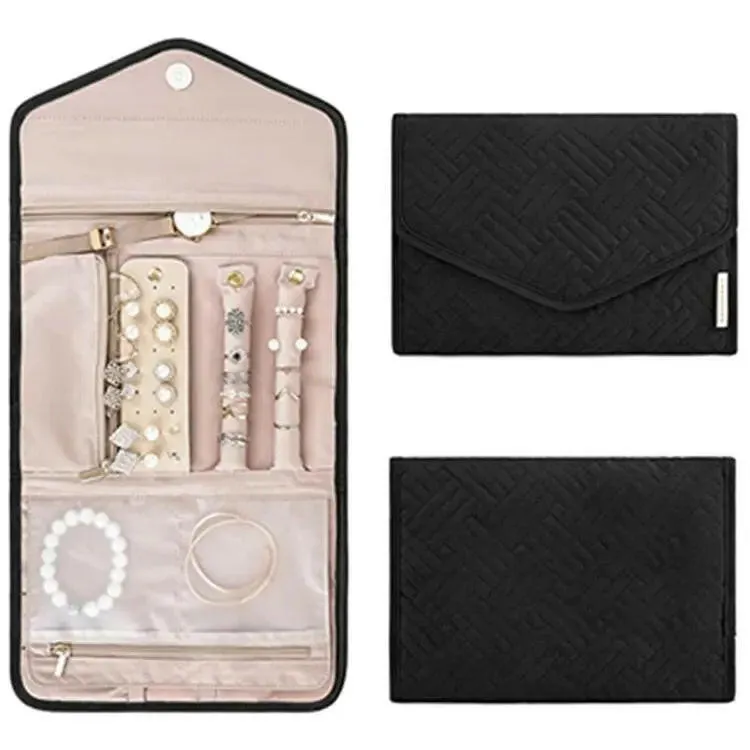 Roll Foldable Jewelry Organizer: Travel Light, Shine Bright!