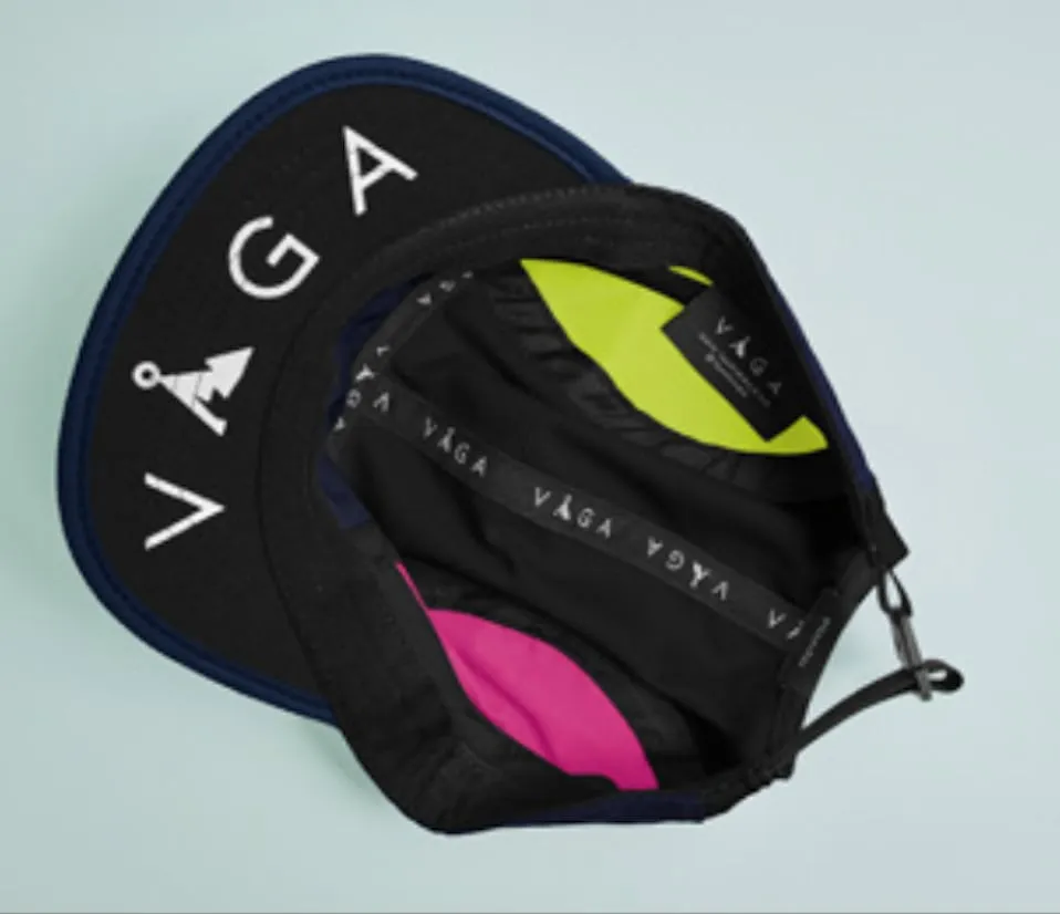 VAGA Club Cap - Navy/Black/Poster Pink/Neon Yellow