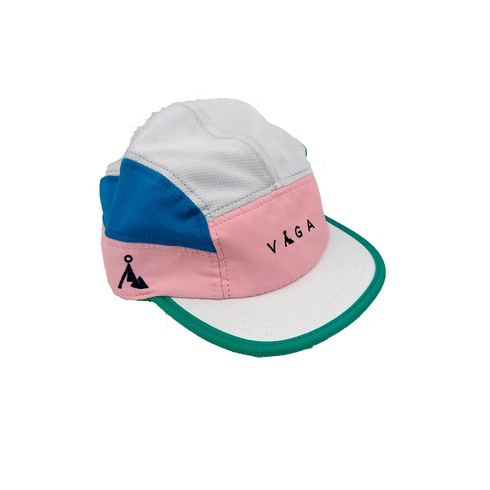 VAGA Club Cap - Ocean Green/White/Pale Pink/Postal Blue