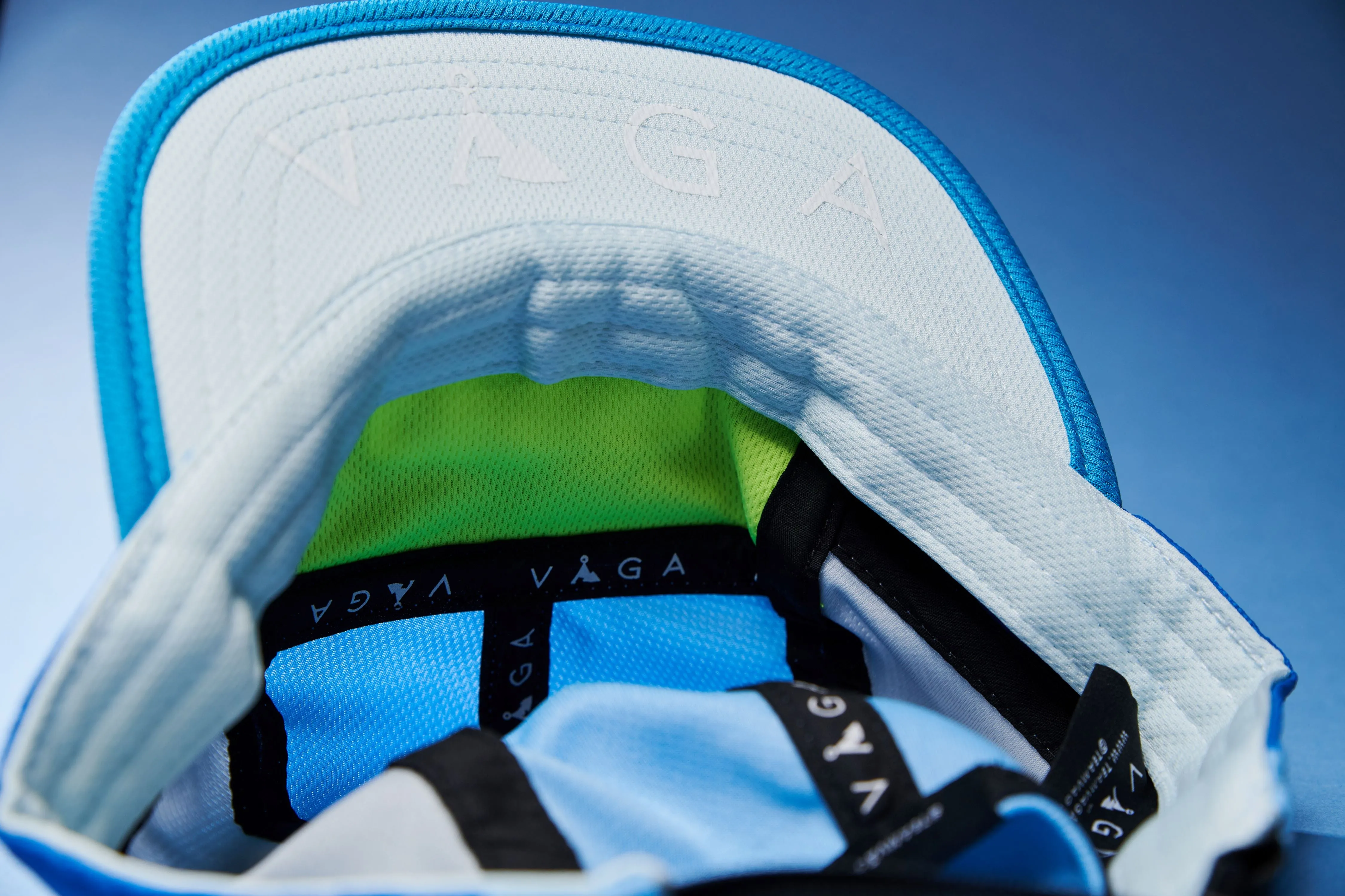 VAGA Club Cap - Pastel Blue/Mint Light Blue/Neon Yellow