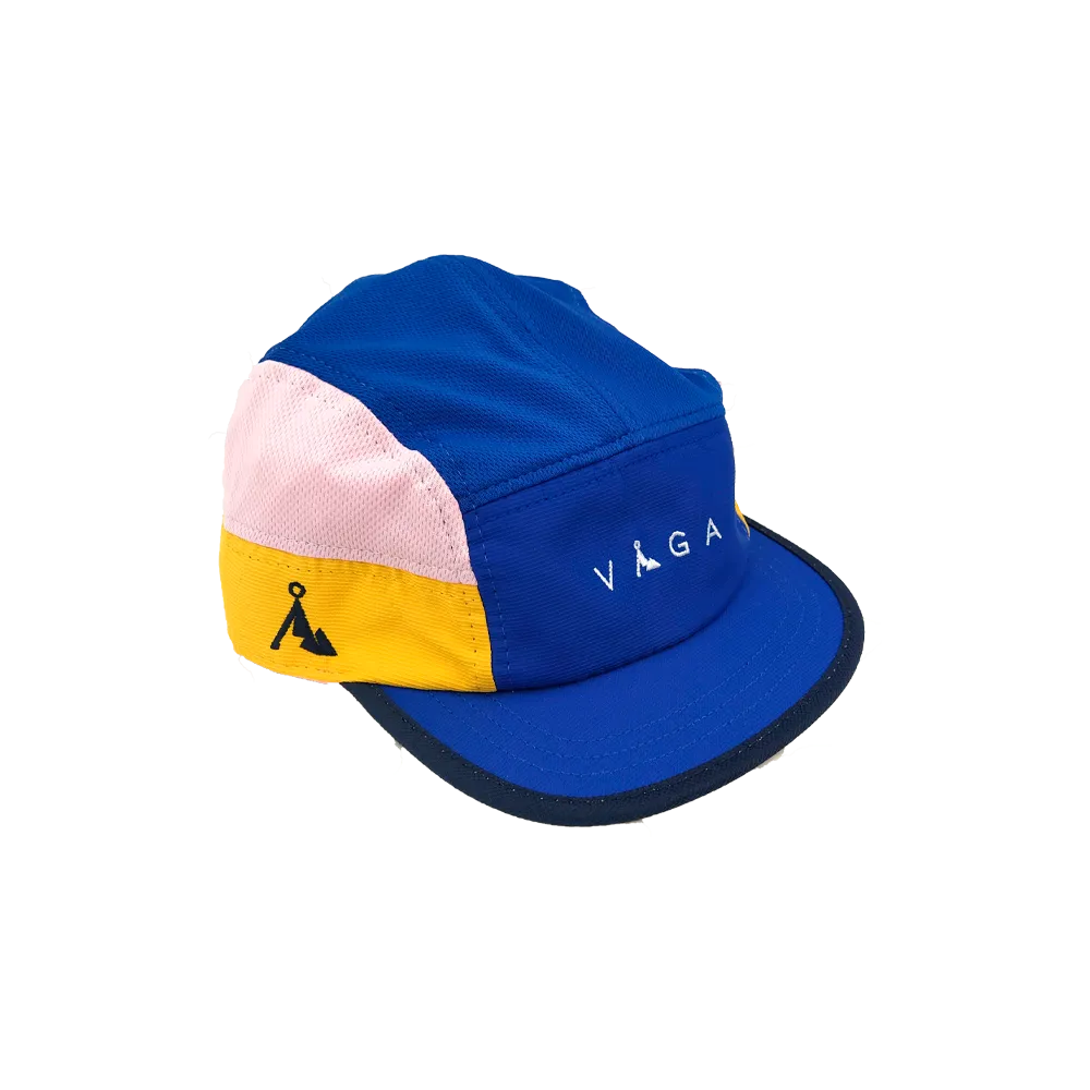 VAGA Club Cap - Royal Blue/Bright Yellow/Pale Pink/Navy Blue