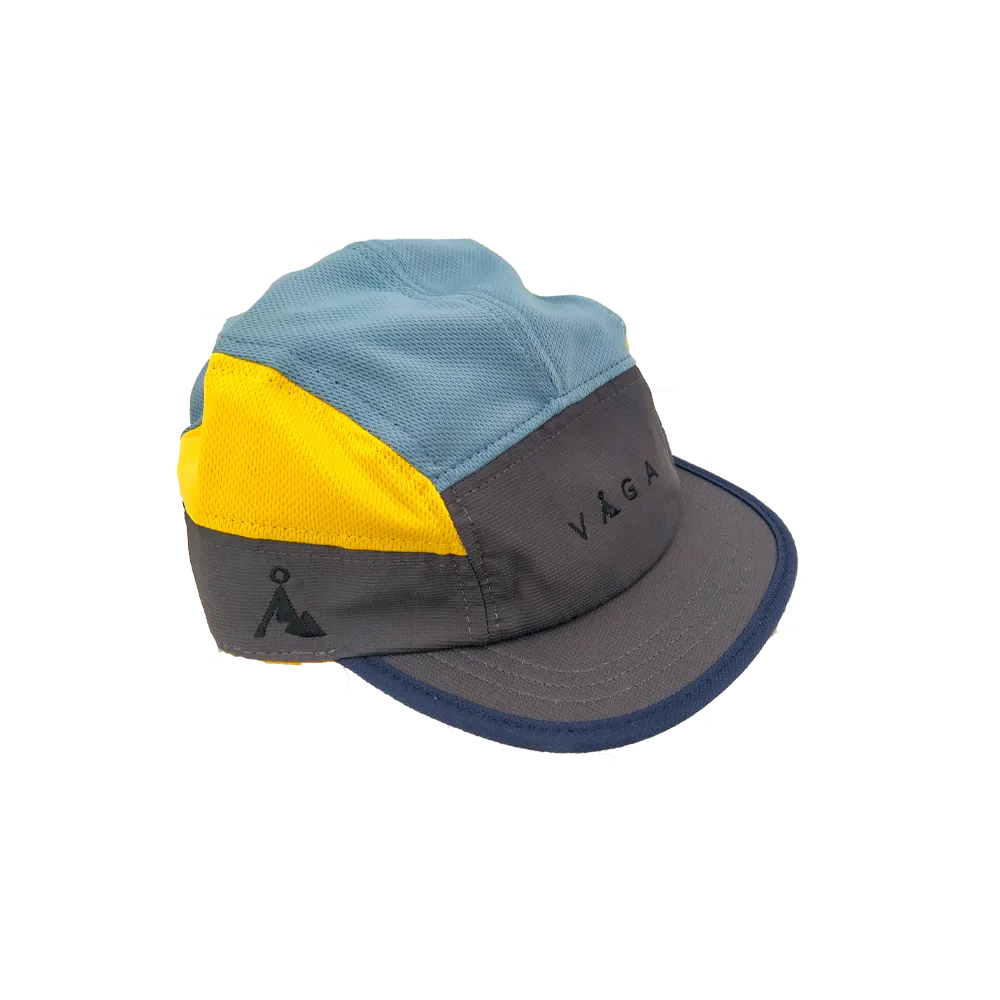 VAGA Club Cap - Slate Grey/Sunshine Yellow/Teal Blue/Navy Blue