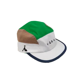 VAGA Club Cap - White/Camel/Lime Green/Navy Blue