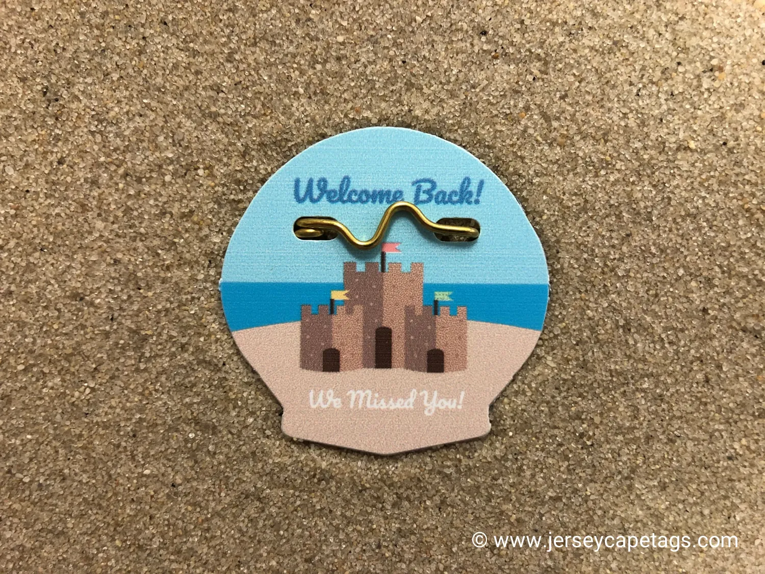 Welcome Back Beach Tags/Badges