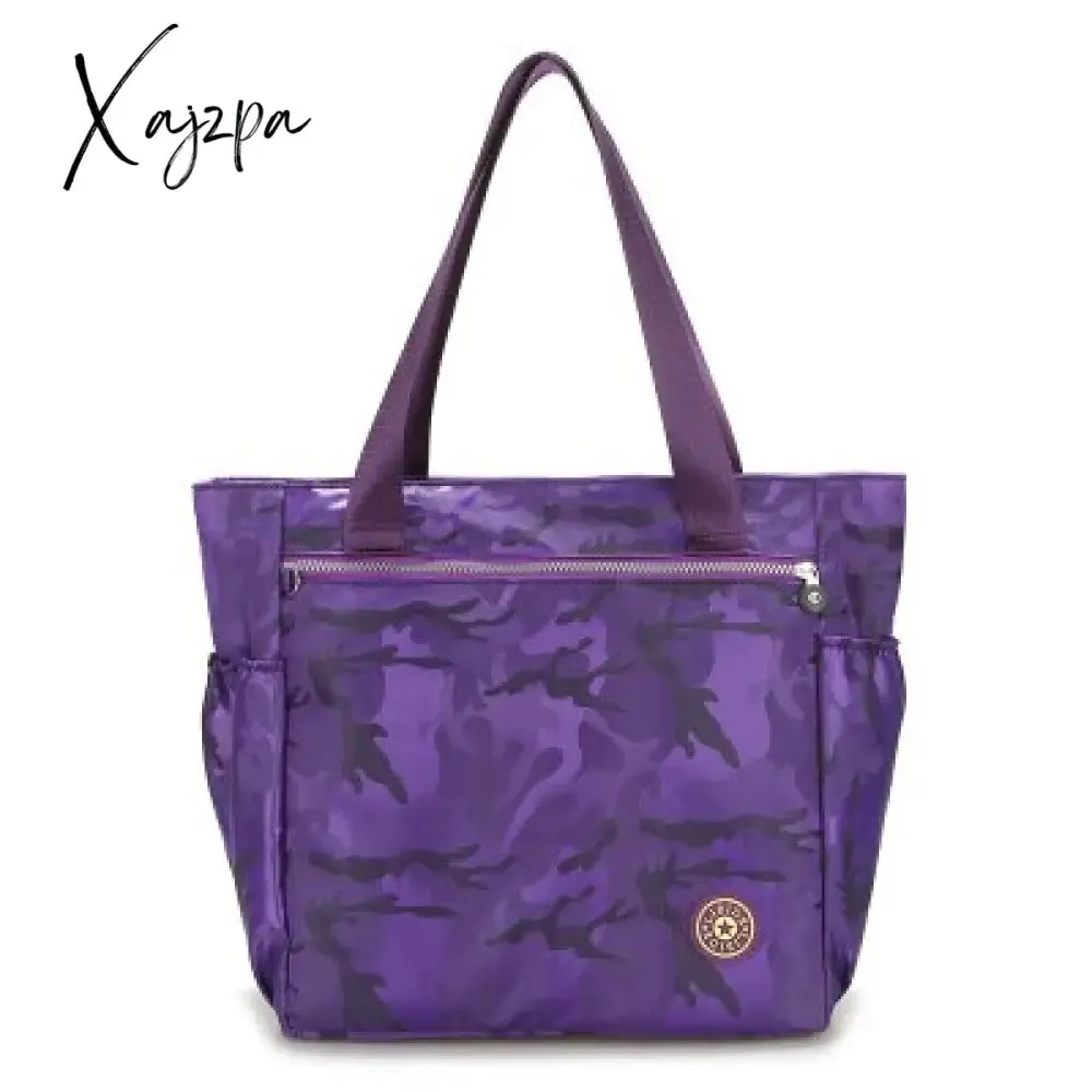 Xajzpa - Waterproof Oxford Duffle Bag Large Capacity Women Travel Bags Shoulder Bag Valise Bolsa De Viagem Women's Handbags Shopping Bags