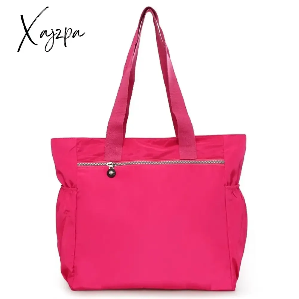 Xajzpa - Waterproof Oxford Duffle Bag Large Capacity Women Travel Bags Shoulder Bag Valise Bolsa De Viagem Women's Handbags Shopping Bags